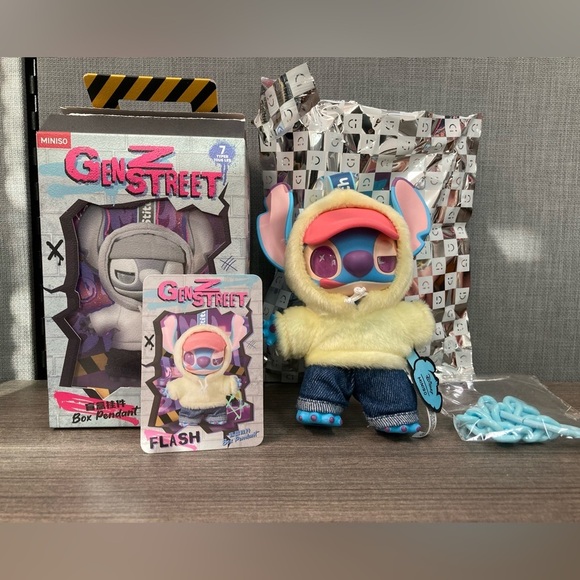 Disney Accessories - Miniso Disney Gen Z Street Stitch- Confirmed Flash
